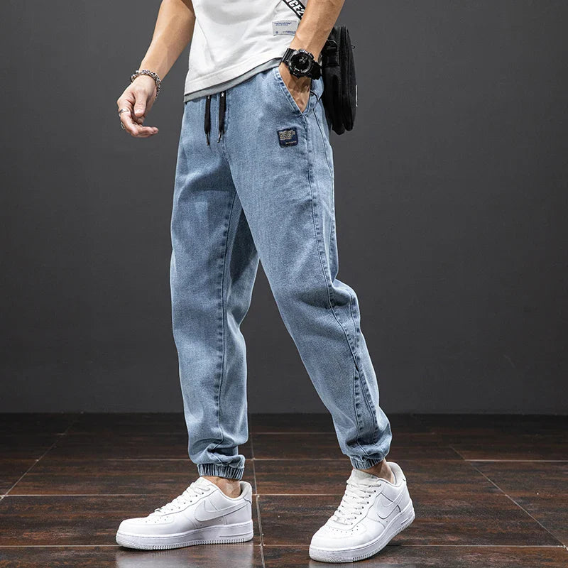 Magnus™ | Myk Denim Jogger med Snøring